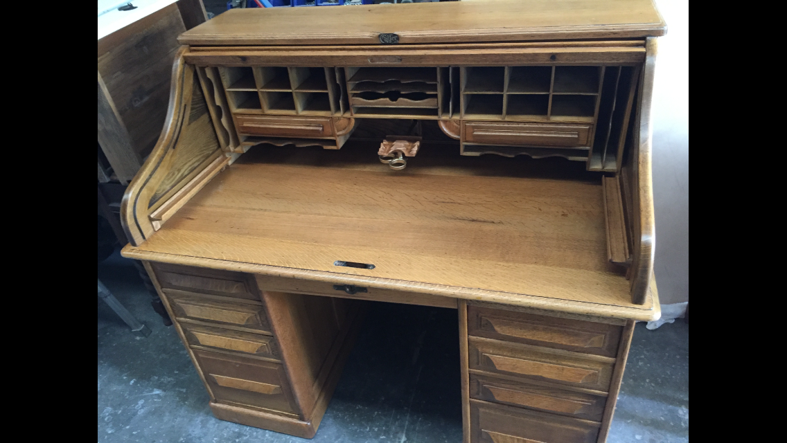 Restore Roller Desk Walker's Furniture Restoration